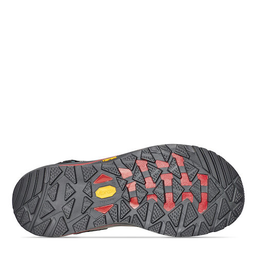 VIBRAM® Mega Grip outsole has the optimal balance of durability and sticky traction for wet and dry surfaces